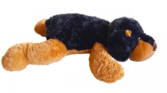Plyšový pejsek tmavý 90 cm