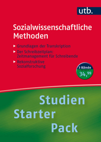 Studien-Starter-Pack Sozialwissenschaftliche Methoden, 3 Bde.