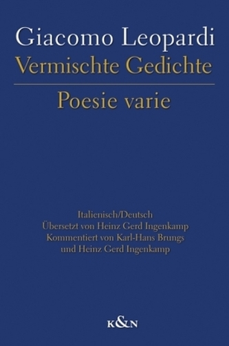 Vermischte Gedichte. Poesie varie