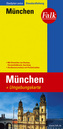 Falk Plan Stadtplan Extra Standardfaltung München mit Ortsteilen von Dachau