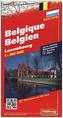 Hallwag Straßenkarte Belgien, Luxembourg. Belgique, Luxembourg. Belgie, Luxemburg; Belgium, Luxemburg