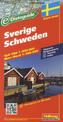 Hallwag Straßenkarte Schweden. Sverige. Sweden; Suède