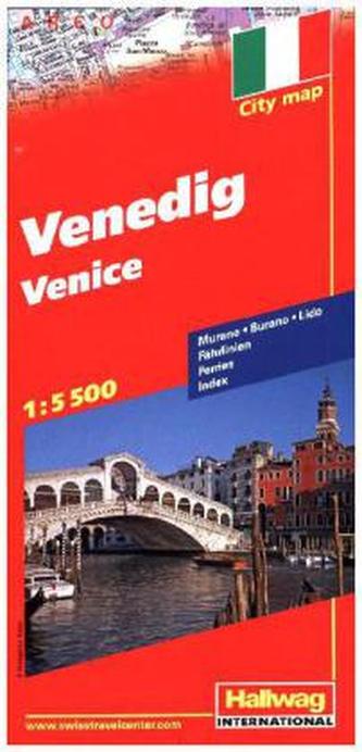 Hallwag CityMap Venedig. Venice. Venezia, Venise