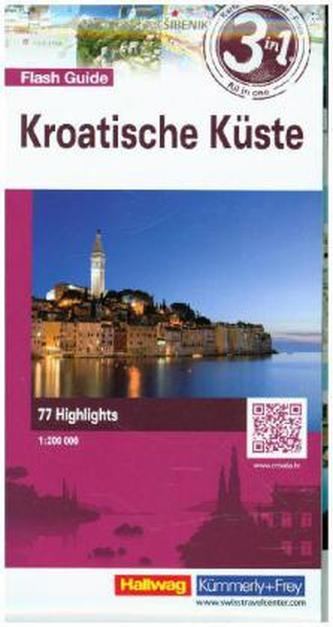 Hallwag Flash Guide Kroatische Küste