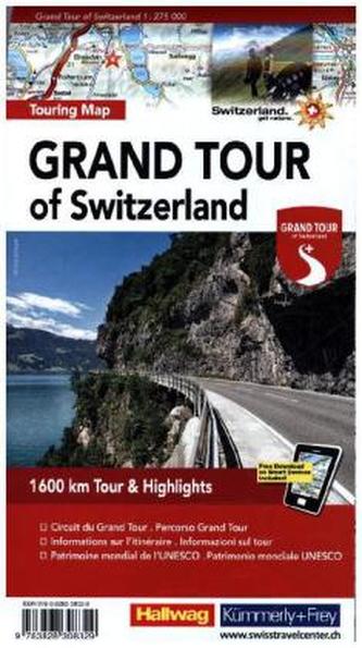 Grand Tour of Switzerland, Touring Map