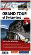 Grand Tour of Switzerland, Touring Map