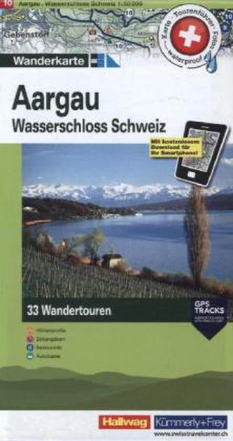 Hallwag Wanderkarte Aargau, Wasserschloss Schweiz