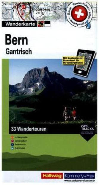 Hallwag Wanderkarte Bern, Gantrisch