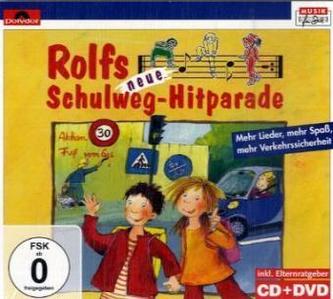 Rolfs neue Schulweg-Hitparade, 1 CD-Audio + 1 DVD