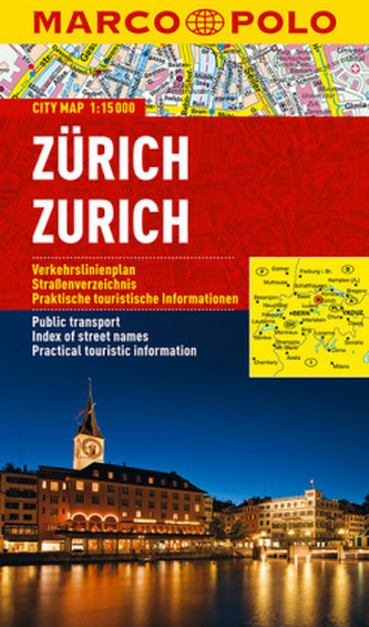 Marco Polo Citymap Zürich. Zurich. Zurigo