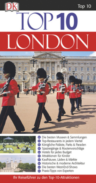 Top 10 London, m. 1 Karte