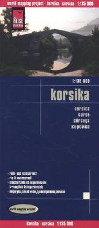 World Mapping Project Korsika. Corsica. Corse; Córcega