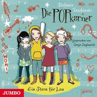 Die POPkörner - Ein Stern für Lou, 3 Audio-CDs