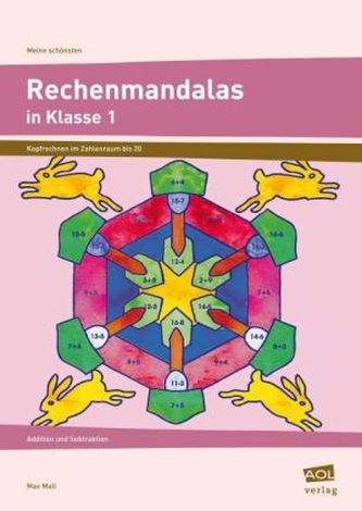 Meine schönsten Rechenmandalas in Klasse 1