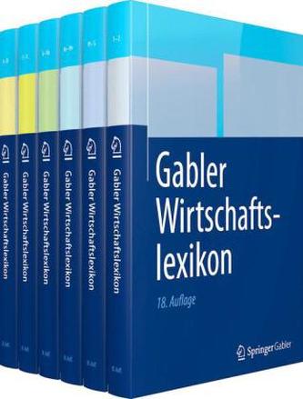Gabler Wirtschaftslexikon, 6 Bde.