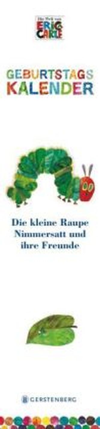 Die kleine Raupe Nimmersatt und ihre Freunde, Geburtstagskalender