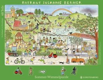 Sommer-Wimmelpuzzle (Rahmenpuzzle)