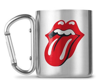 Kovový hrnček s karabínou 240 ml - Rolling Stones