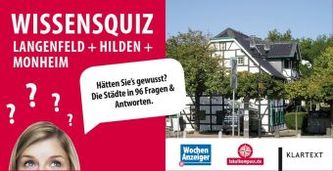 Wissensquiz Langenfeld + Hilden + Monheim (Spiel)