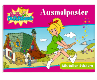 Bibi Blocksberg - Ausmalposter