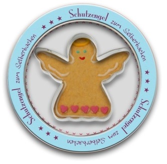 Schutzengel zum Selberbacken, m. Ausstechförmchen