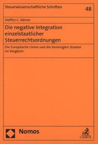 Die negative Integration einzelstaatlicher Steuerrechtsordnungen
