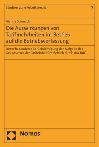 Die Auswirkungen von Tarifmehrheiten im Betrieb auf die Betriebsverfassung