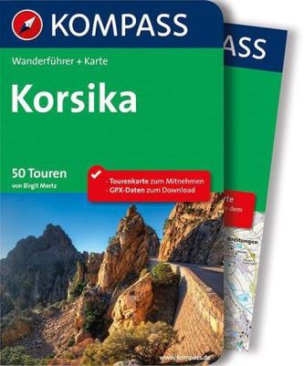 Kompass Wanderführer Korsika, m. Karte