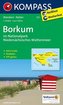 Kompass Karte Borkum im Nationalpark Niedersächsisches Wattenmeer