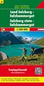 Freytag & Berndt Autokarte Land Salzburg, Salzkammergut. Distrito montanoso Salzburgo, Salzkammergut. Salzburg state, Salzkammer