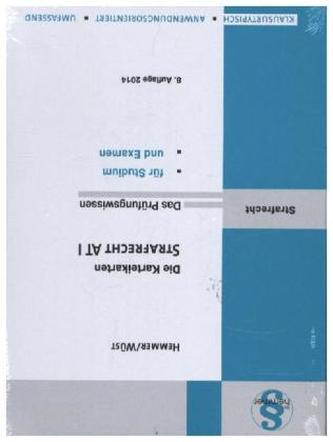 Die Karteikarten Strafrecht AT. Tl.1