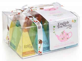 English Tea Shop Čaj bílý kolekce bio, 12 pyramidek, 4 příchutě