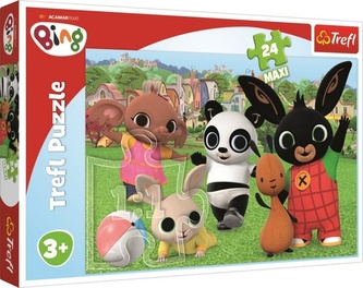 Puzzle Maxi 24 dielikov Bing Bunny Zábava v parku 60x40cm v krabici 40x26,5x4cm