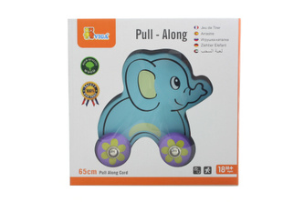 Dřevěná tahačka - slon