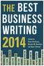 Best Business Writing 2014