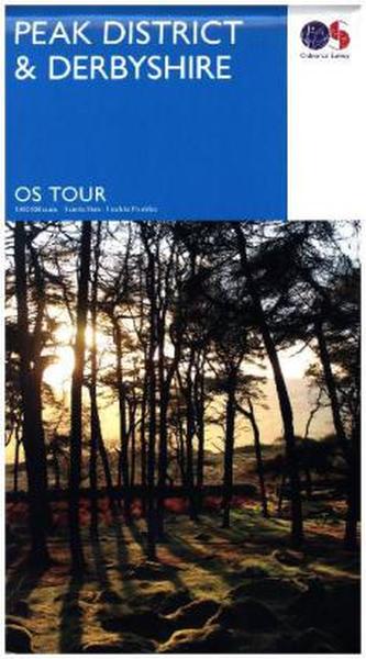 Touring Map Peak District & Derbyshire