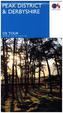 Touring Map Peak District & Derbyshire