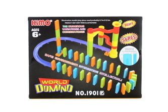 Kuličková dráha s dominem