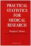 Practical Statistics for Medical Research