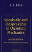 Speakable and Unspeakable in Quantum Mechanics