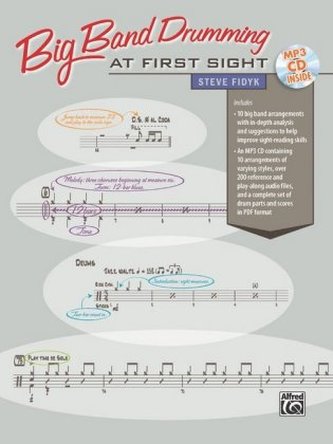 Big Band Drumming at First Sight, m. 1 Audio-CD