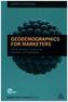 Geodemographics for Marketers