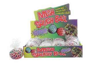 Antistresová loptička 6 cm v sieťke Antistresová loptička 6 cm v sieťke