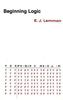 Beginning Logic