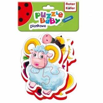 Baby penové puzzle farma