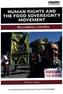 Human Rights And The Food Sovereignty Movement