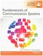 Fundamentals of Communication Systems
