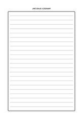 Záznamník ruční motorové pily, A4, 26 listů