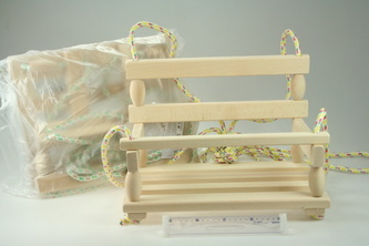 Hojdačka drevená prírodná