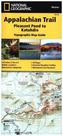 National Geographic Adventure Travel Map Pleasant Pond to Katahdin